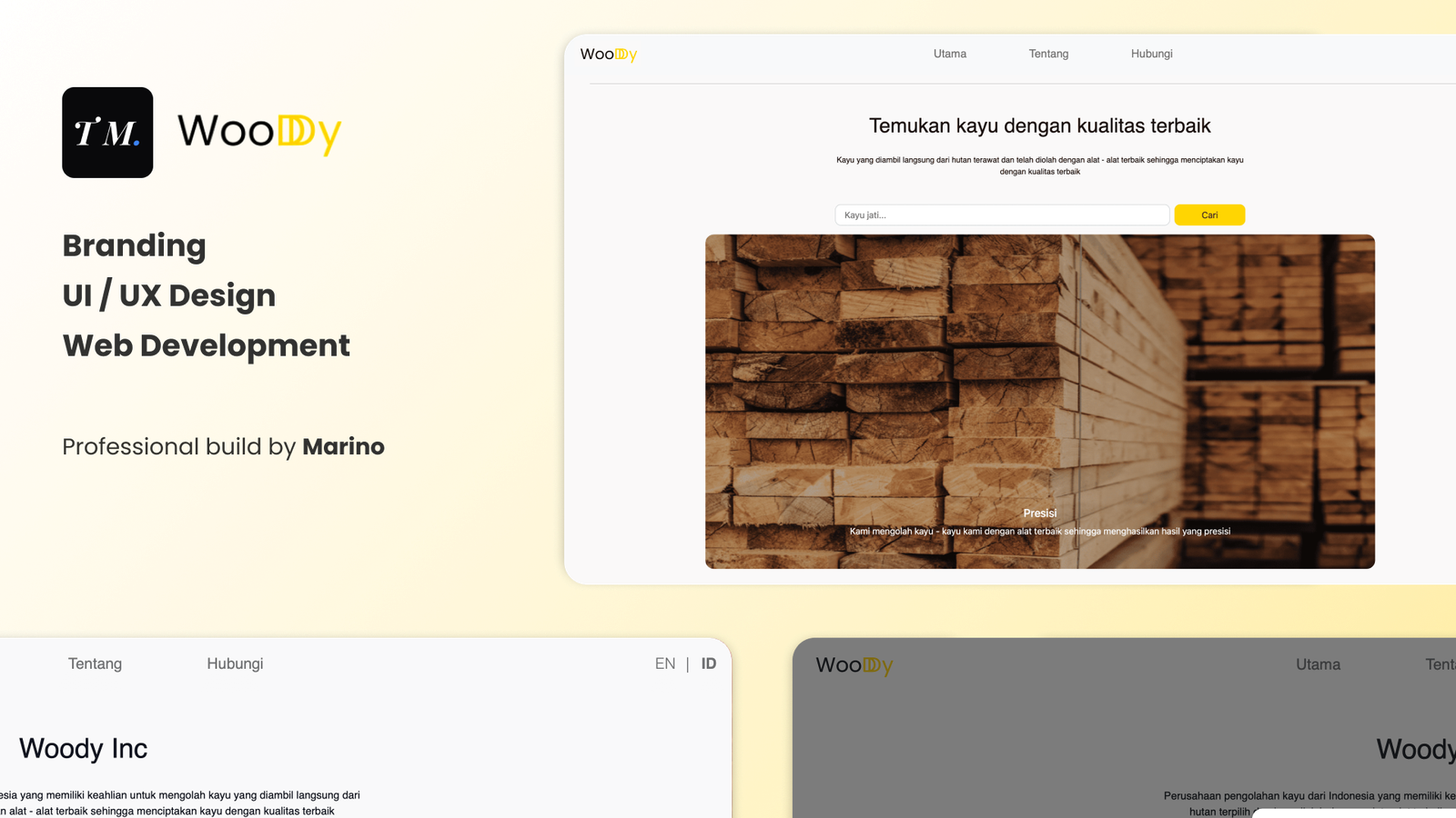 Branding & Digital Catalog for Woody