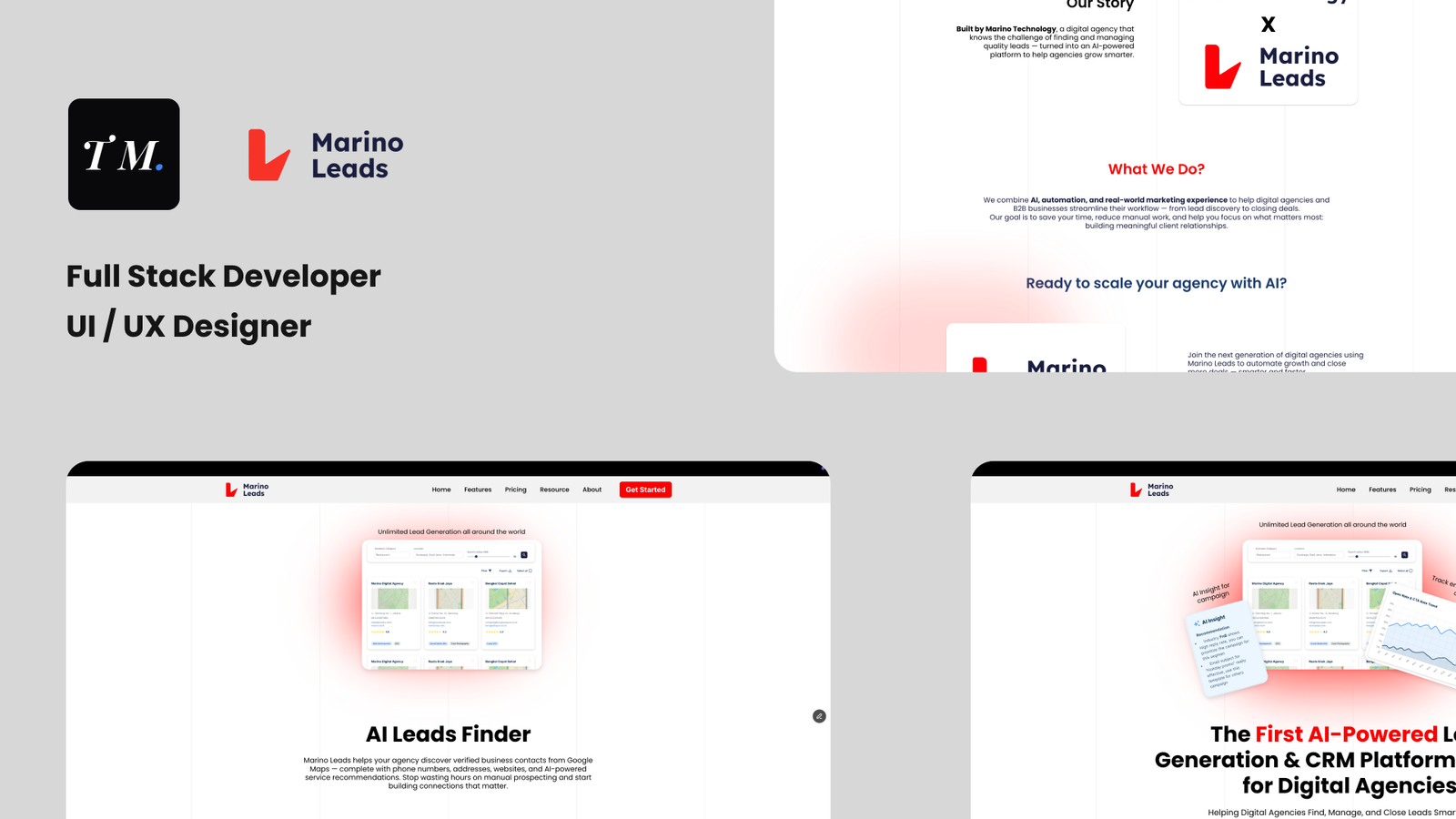 Marino Leads: High-Converting SaaS Landing Page