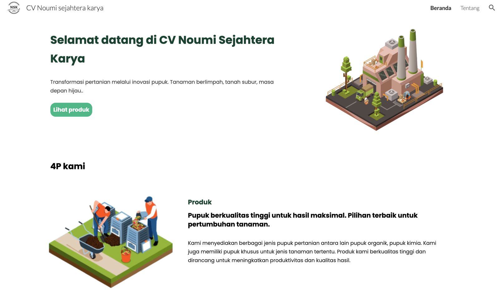 CV Noumi Sejahtera Karya – Agricultural Digital Revitalization
